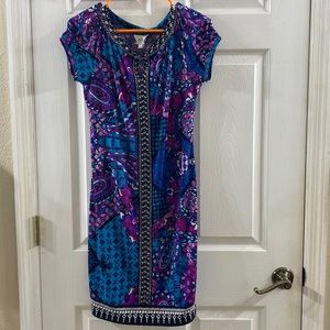 Women purple dress